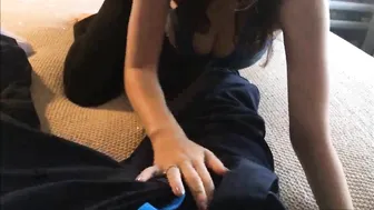 Cute Baby Sucks & Fingering Dick
