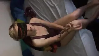 Negro gave to his mouth girl sucking dick