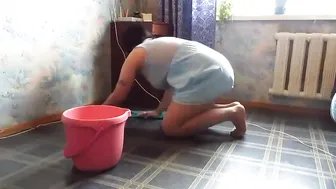 soap the floor and got a dick in cunt cancer