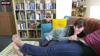 blowjob in the library