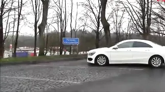 gave her holes for the new Mers