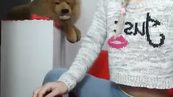 sexycult aka littlesonia_3 cute blonde erotically posing in stockings