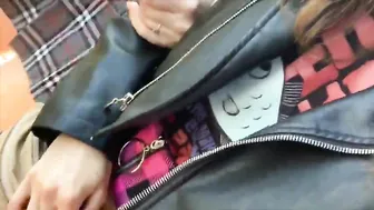 TreshGirls gorgeous female masturbates vagina