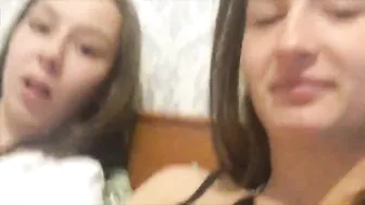 Russia2Day busty blonde with tattoo fucks both holes