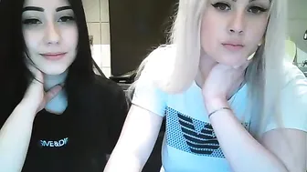 Black_White69 blissful devil caresses shaved vagina