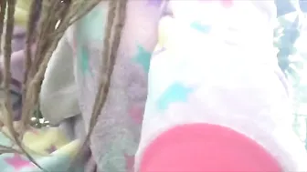 Russia2Day flirtatious passion masturbates both holes