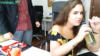 spanishcouple adorable chick gets pussy fucked