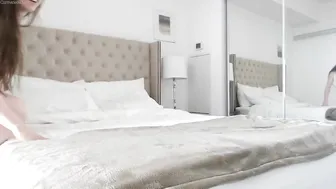 Lilcanadiangirl cute girl caresses her charms