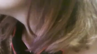YesBabyYes slut brunette massages milking