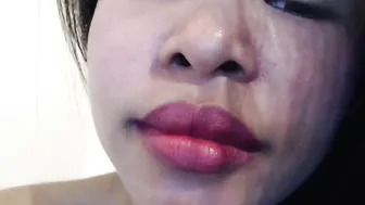 little_asian_slut crazy beauty takes off her red dress