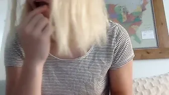 collegecutie22 attractive slut is content with a rubber dick