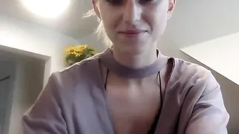 collegecutie22 gentle doll is washing in the shower