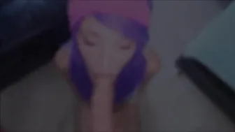 MyCherryCrush gorgeous slut licks dildo