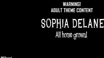 Sophia_Delane busty brunette sucks dildo