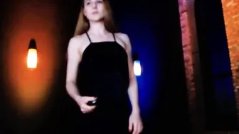 rocknrose busty hottie gently jerks her cunt