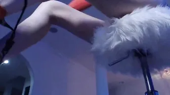 birthday_sexx cute lady spins happily in front of the webcam and shines with all the charms