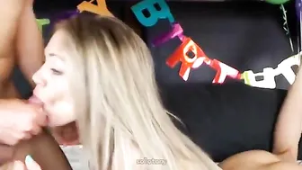 AubriLee incendiary lady masturbates both holes with pleasure