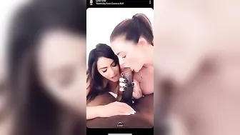 sophie dee & lela star undressed in front of the camera