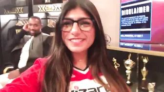 Mia Khalifa lustful trash dumps juicy tits