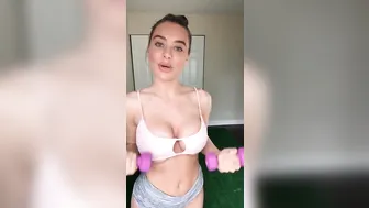 Lana Rhoades finger in the cave