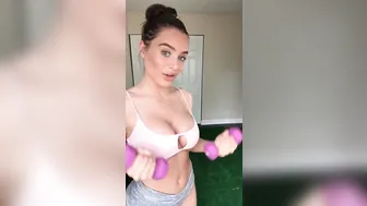 Lana Rhoades finger in the cave