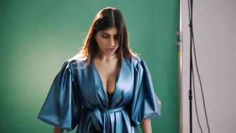 Mia Khalifa charming small shows underwear