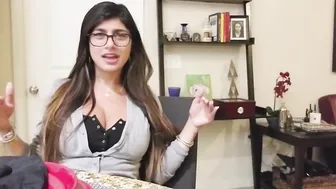 Mia Khalifa charming babe in  private e