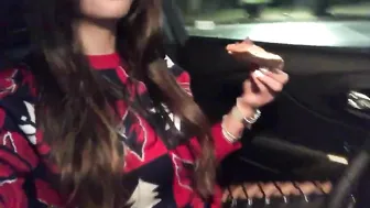 Mia Khalifa busty hottie gently jerks her cunt