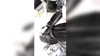 Lilu Moon hot chick caresses big ass