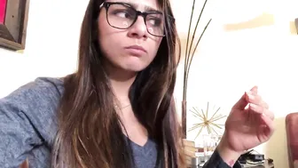 Mia Khalifa recording 4.07.2019