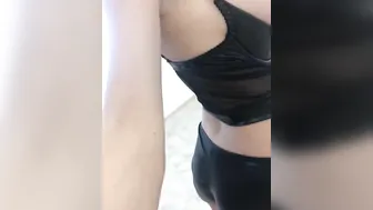 Florane Russell attractive lady bares boobs