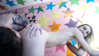 Emma Lovett getting naked and jerking off