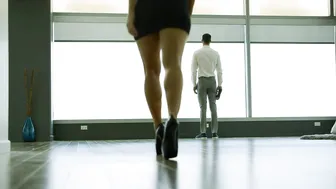 Abella Danger perfect chick shows elastic buttocks