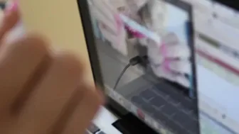 Emma Lovett sexy mommy fingers both holes