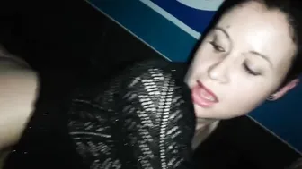 Sexwife First Gangbang  babe with a huge ass jerks off both holes