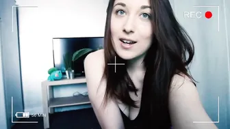 Trish Collins cute blond girl dabbles with a dildo