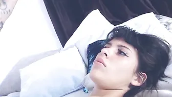 mariewana ardent skin fucks pussy with sex toy