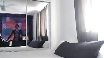 GabbyGalactic vicious slut squeezes shaved pussy