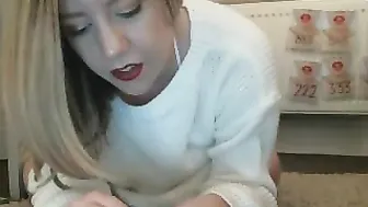 LilyPink hot student furiously masturbating cunt