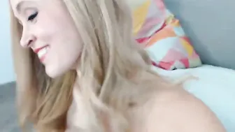 AoifeOneal busty doll fucks cunt with dildo