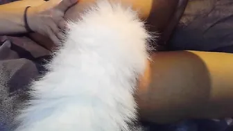 VanessaW redhead female caresses big tits