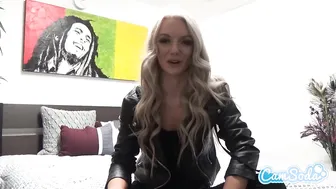 Molly Mae modest babe tickles clit