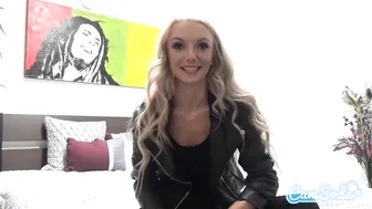 Molly Mae modest babe tickles clit