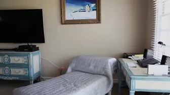 DILLION HARPER busty babe strips and jerks off her cunt