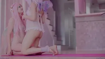 MyCherryCrush dark skinned lady gently jerks her pussy