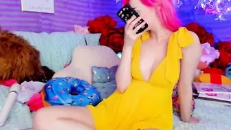 clarakitty busty doll fucks pussy with sex toy