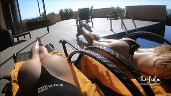 Leolulu appetizing mare jerking her pussy with a phallus