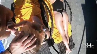 Leolulu appetizing mare jerking her pussy with a phallus