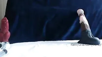 jerilynn caresses gorgeous ass