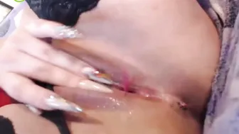 XRuslanaX openwork blonde dancing a striptease
